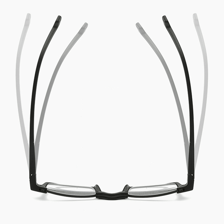 Unisex TR90 Frame HD Reading Glasses Bendable Square Glasses