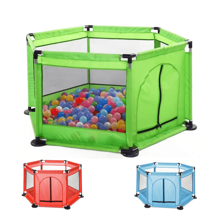 50Inch 6 Sided Baby Toddler Playpen Playinghouse for under 3 Years Old Interactive Kids Children Learning Playing Room with Safety Gate