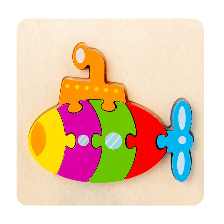 Creative Children'S Wooden Thickened Jigsaw Puzzle Toy