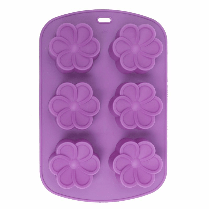 Homemade Flower Wedding Silicone Chocolate Cake Mold Cookie Gifts Soap Candy Mould Baking Mold Kitchen Tool DIY