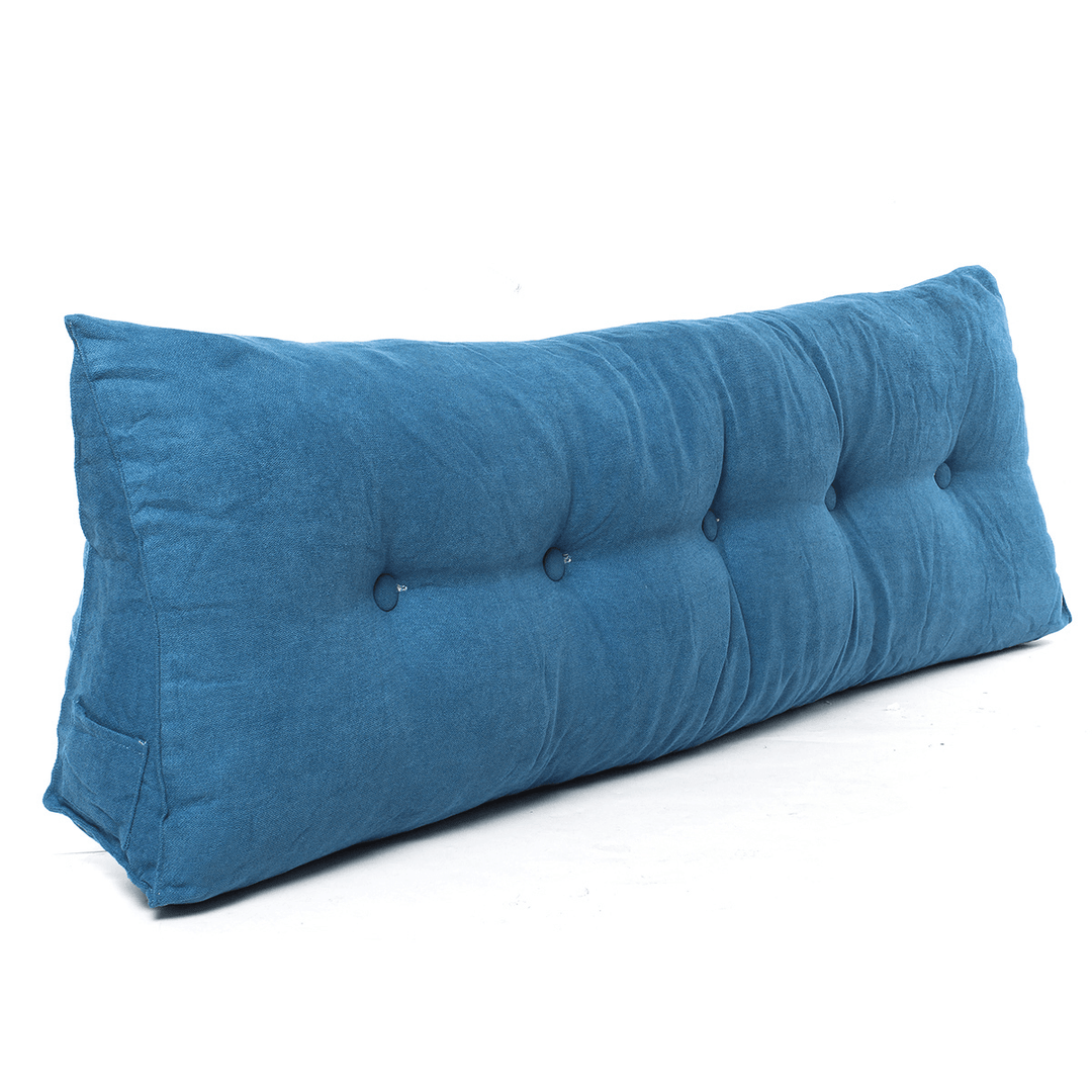 Bedside Cushion Triangular Bedside Big Pillow Large Backrest Soft Bed Backrest Home Office