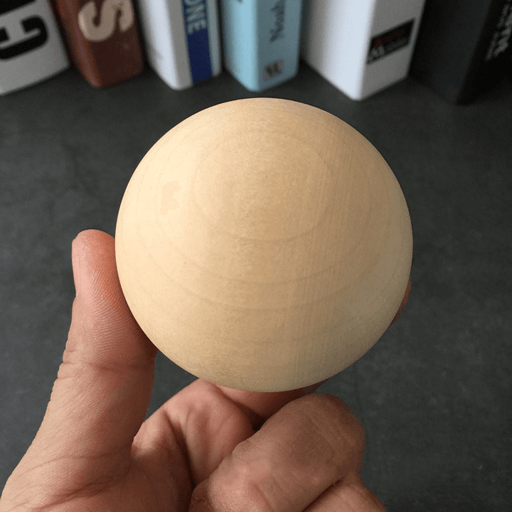 Solid Wood Color Wooden Ball