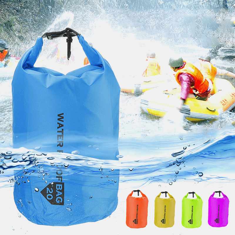 10L 20L 40L 70L Waterproof Bag Dry Sack Storage Pack for Kayak Canoeing Camping Travel