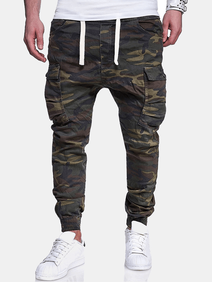 Men Camouflage Printed Casual Pants Sweatpants