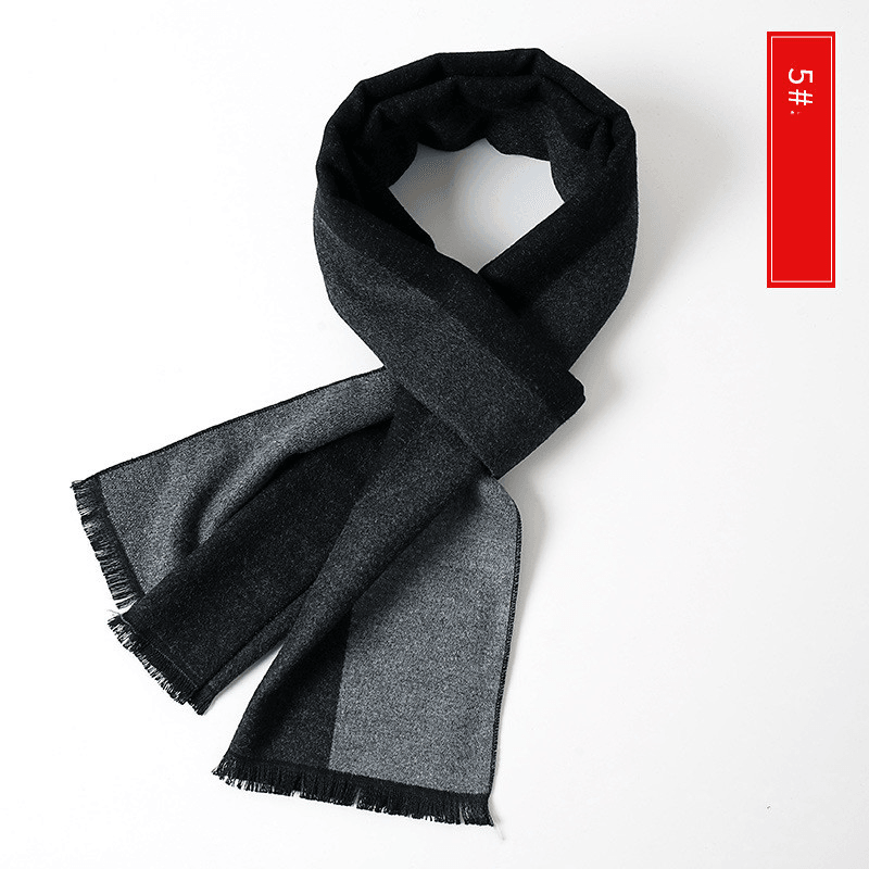 Men'S Extended Cashmere All-Match Warm Scarf