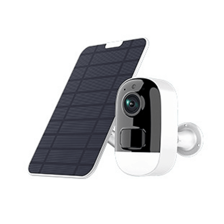 WIFI 1080P HD Outdoor Solar Camera Low Power Alarm Solar Panel Camera IP66 Waterpoor Cam for Home Security