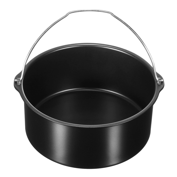 1.8L Air Fryer Bread Baking Basket Cake Pan Hot Air Oven Accessories