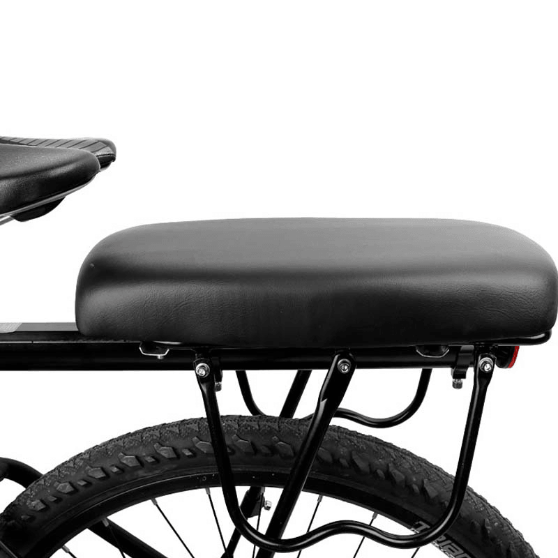 BIKIGHT Bicycle Manned Cushion Mountain Bike Back Shelf Seat Thickening Cushion Comfortable Saddle Outdoor Riding Back Seat