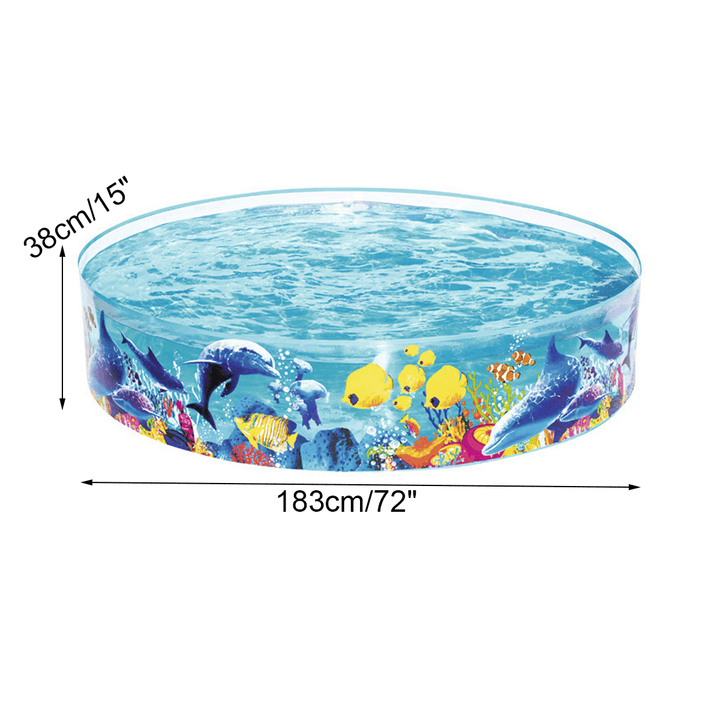 Portable Floding Swimming Pools PVC Family Playing Bathing Tub Summer and Kiddie Pond for Outdoor Furniture