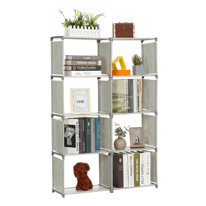 Double Rows Bookshelf Storage Shelve for Books Children Book Rack Bookcase for Home Supplies