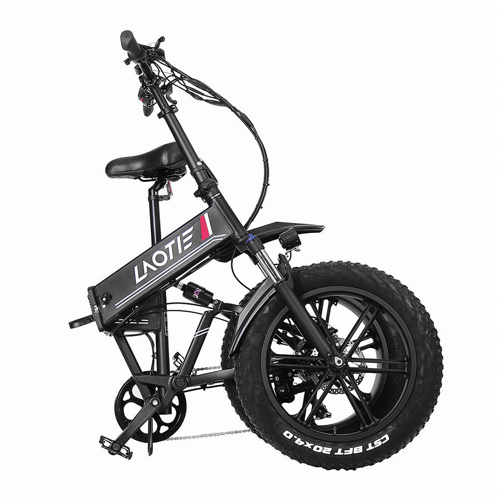 LAOTIE¬Æ FT5 20In Fat Tire 48V 10Ah 500W Folding Electric Moped Bike 35Km/H Top Speed 80-90Km Mileage E-Bike