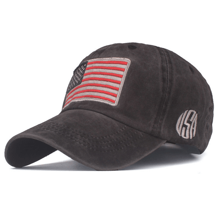 American Flag Embroidery Baseball Cap