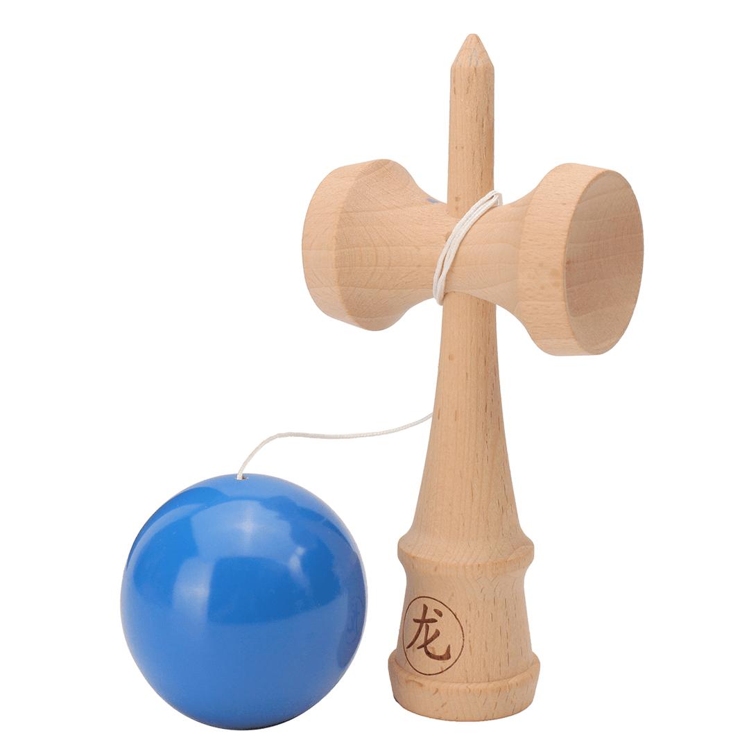 Wood Kendama Toy Professional Solid Skillful Juggling Ball Children Game Skill Toy - MRSLM