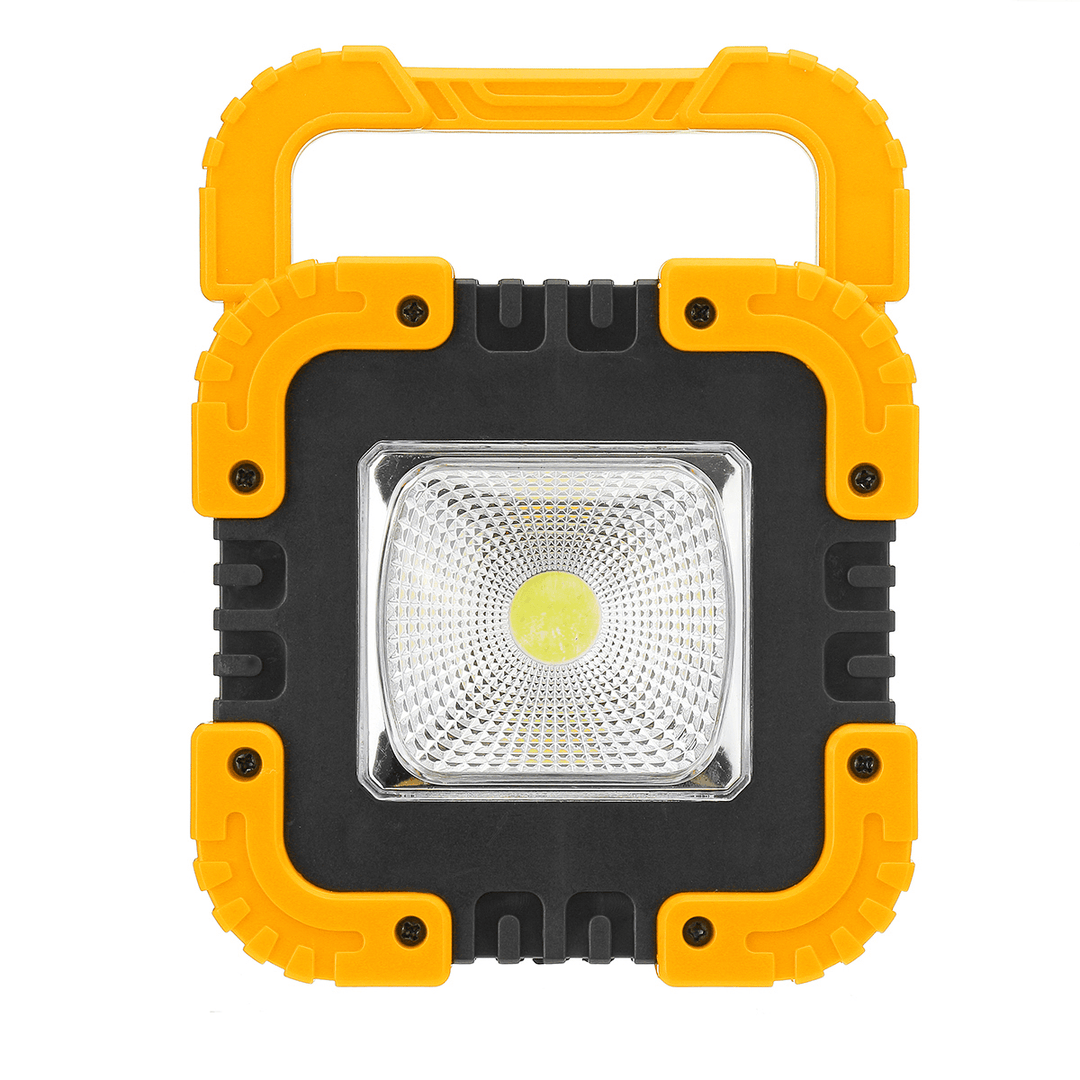 Portable 50W 1000LM Solar LED Work Light COB Camping Lamp USB Rechargeable Flood Spot Lamp Hand Light