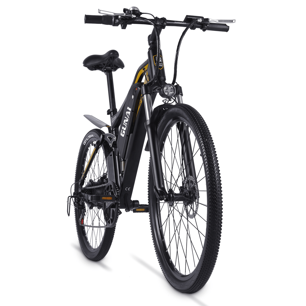 [EU DIRECT] GUNAI MX60 500W 48V 15Ah 27.5 Inch Electric Bicycle 40Km/H Max Speed 80Km Mileage 150Kg Max Load