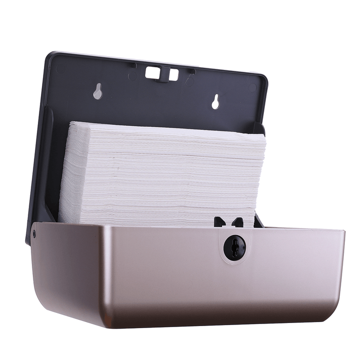 Toilet Paper Towel Dispenser Tissue Box Holder Wall Mounted Shelf Bathroom Home Decor