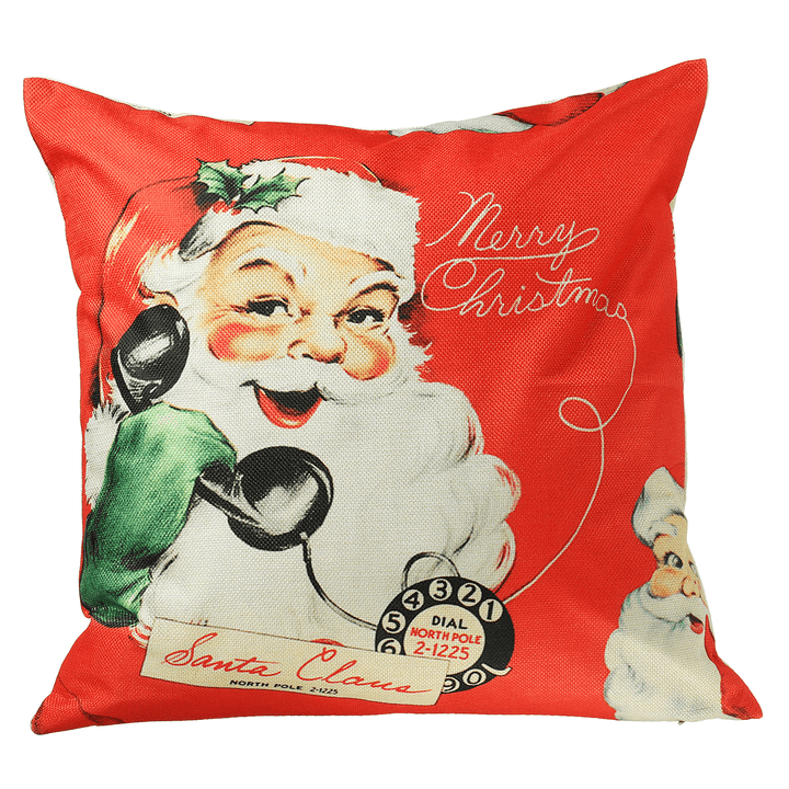 45*45Cm Christmas Cushion Cover Decorative Sofa Pillow Cover Case Seat Car Home Decor Throw Pillowcase for Home 2020 Christmas Decoration - MRSLM