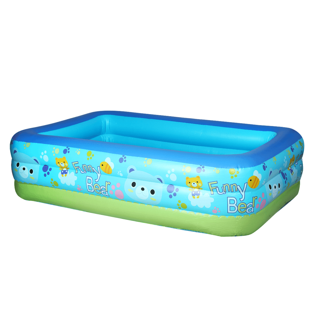 Inflatable Swimming Pool Adults Kids Pool Bathing Tub Outdoor Indoor