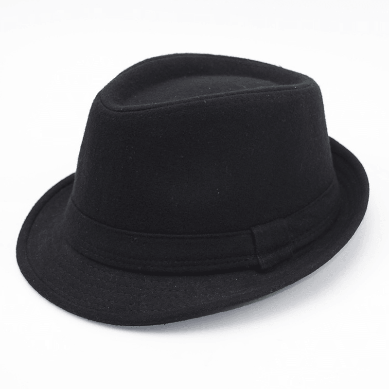 British Fashion Men Woolen Top Hat