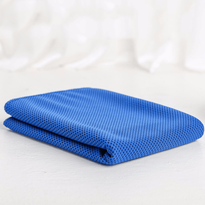 31X100Cm Microfiber Squishy Absorbent Summer Cold Towel Sports Hiking Travel Cooling Washcloth - MRSLM