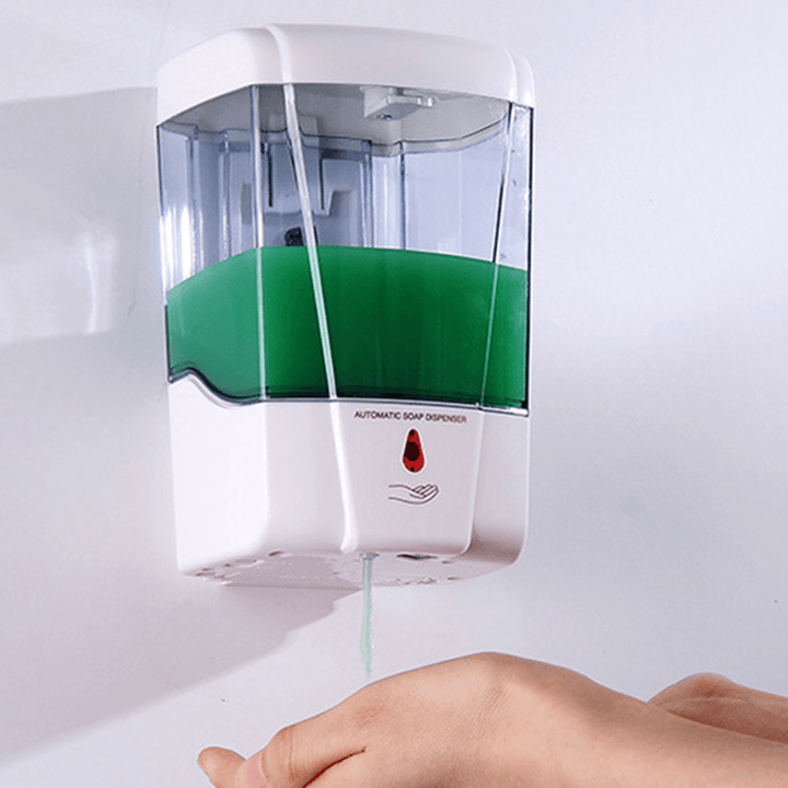 700Ml Automatic Sensor Soap Liquid Dispenser Touchless Wall Mounted Hotel Bathroom Accessory