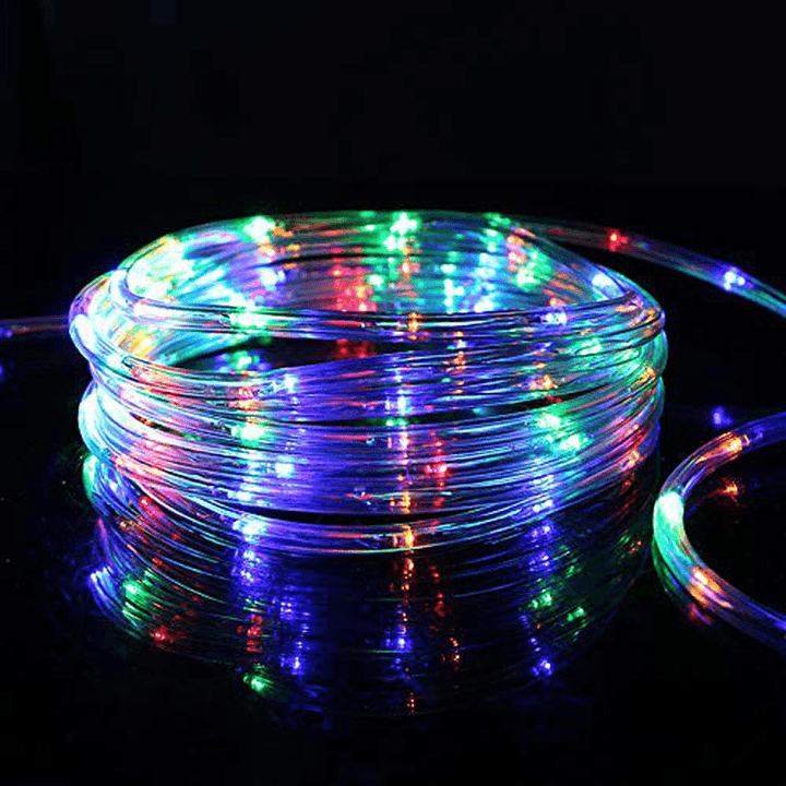 50 Leds Solar Rope Tube Light Led String STRIP Waterproof Outdoor Garden Light