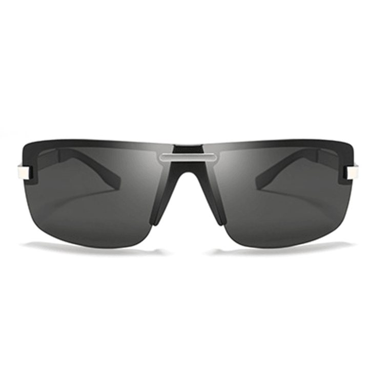 Outdoor Square Rimless Luxury UV400 Polarized Sunglasses