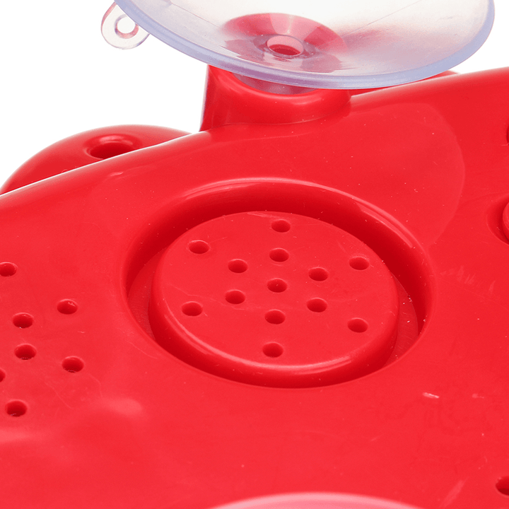 Adorable Crab Bubble Machine Music Bubble Maker Bath Baby Bath Shower Fun Red Plastic Toys