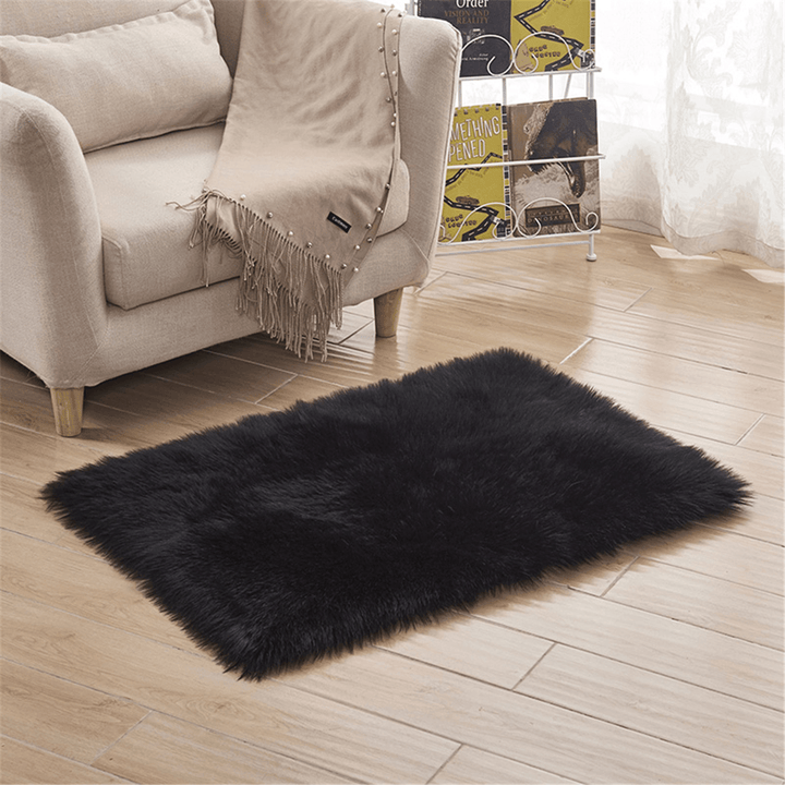 180 X 100 Cm Floor Rug Polyester Acrylic Plush Mat for Living Room Plush Rug Children Bed Room Fluffy Floor Carpets - MRSLM