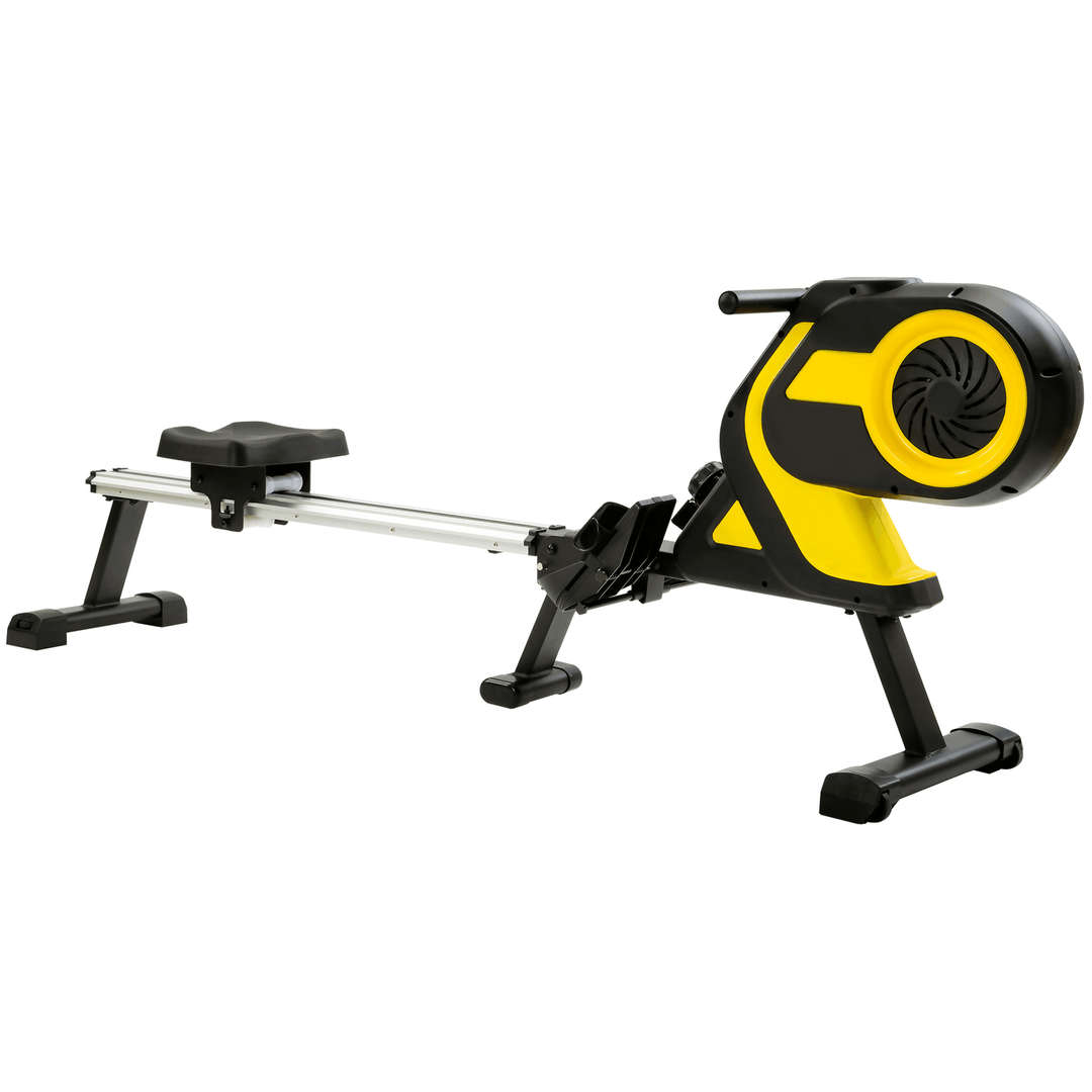 [USA Direct] Bominfit Magnetic Rowing LCD Monitor 46" Slide Rail Folding Exercise Machine for Home Gym Cardio Workout