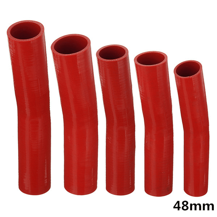 Auto Silicone Hoses Rubber 15 Degree Elbow Bend Hose Air Water Coolant Joiner Pipe Tube - MRSLM