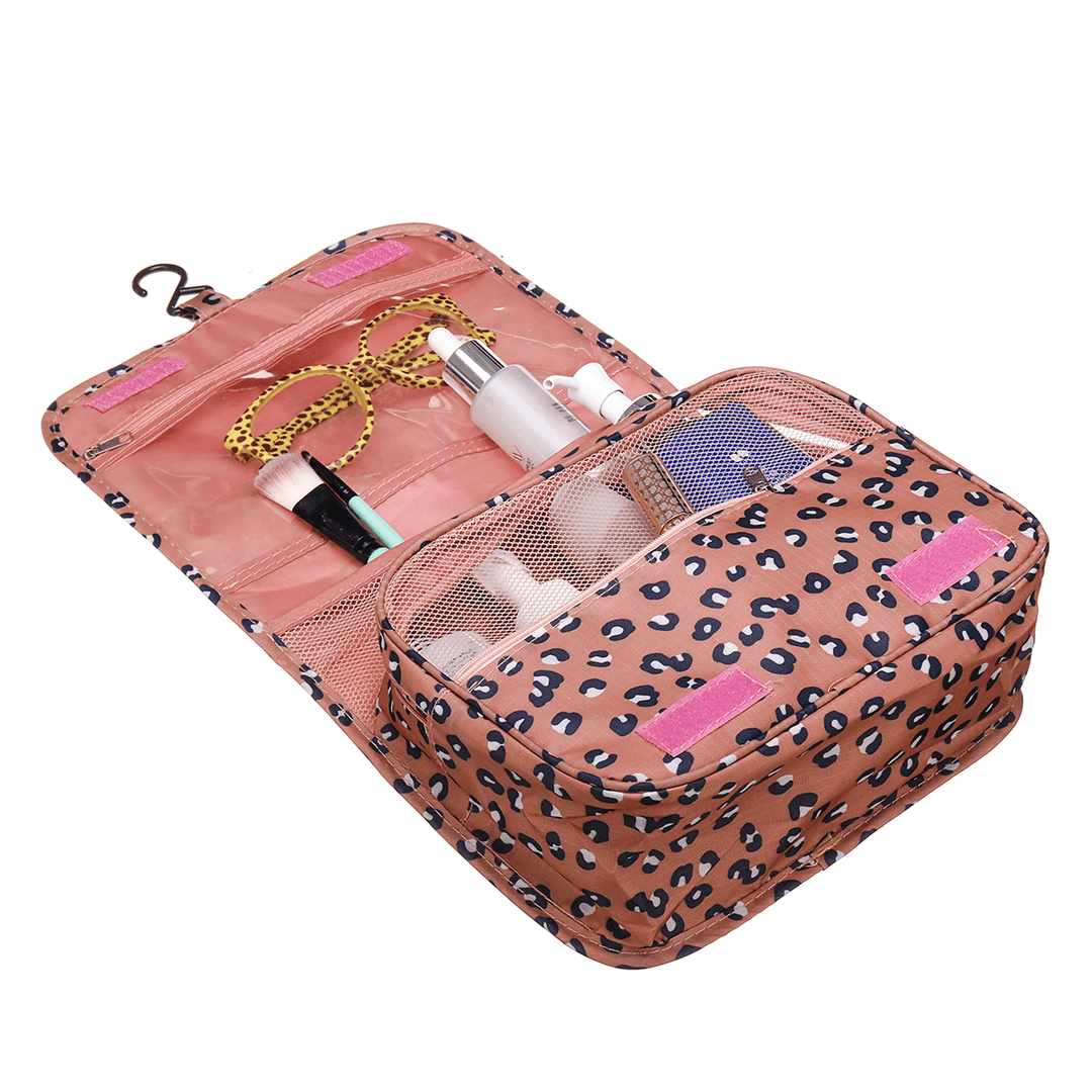 Travel Cosmetic Storage Makeup Bag Folding Hanging Wash Organizer Pouch Toiletry