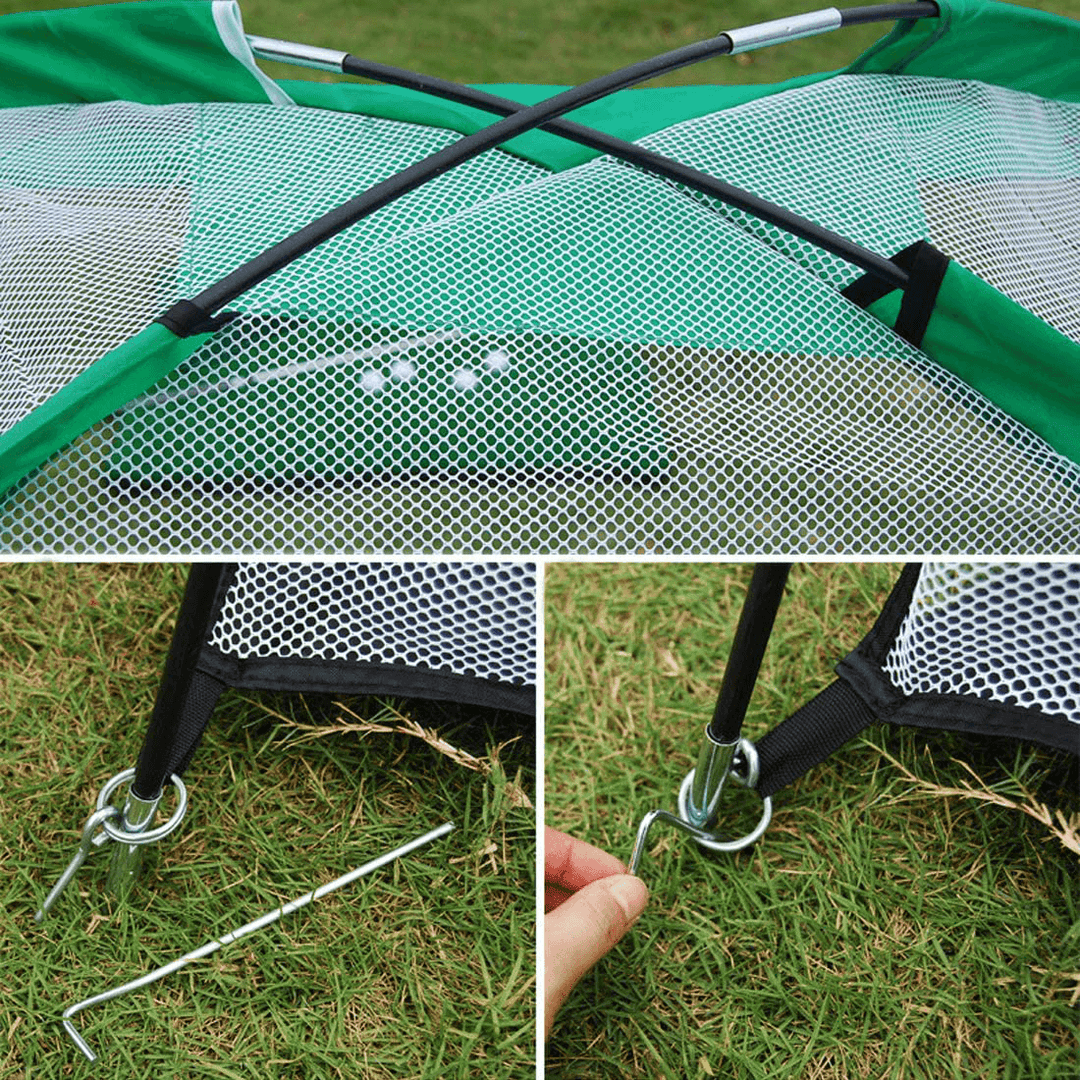 200X140Cm Foldable Easy Golf Hitting Cage Practice Net Club Trainer Golf Training Net Sport Aid Mat Driver Iron