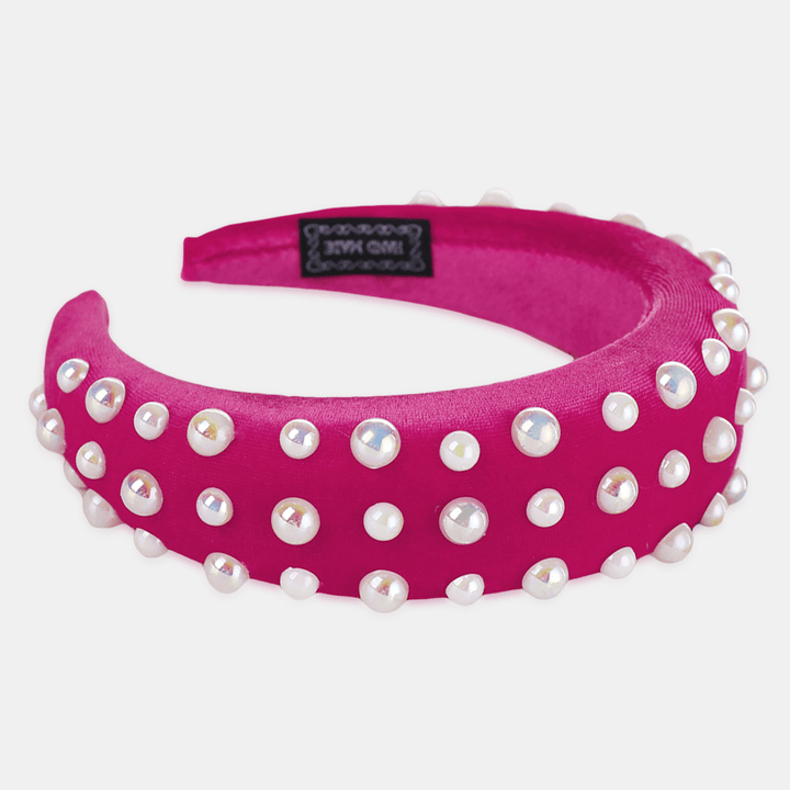 Pearl Sponge Headband Multicolor Ladies Headband - MRSLM