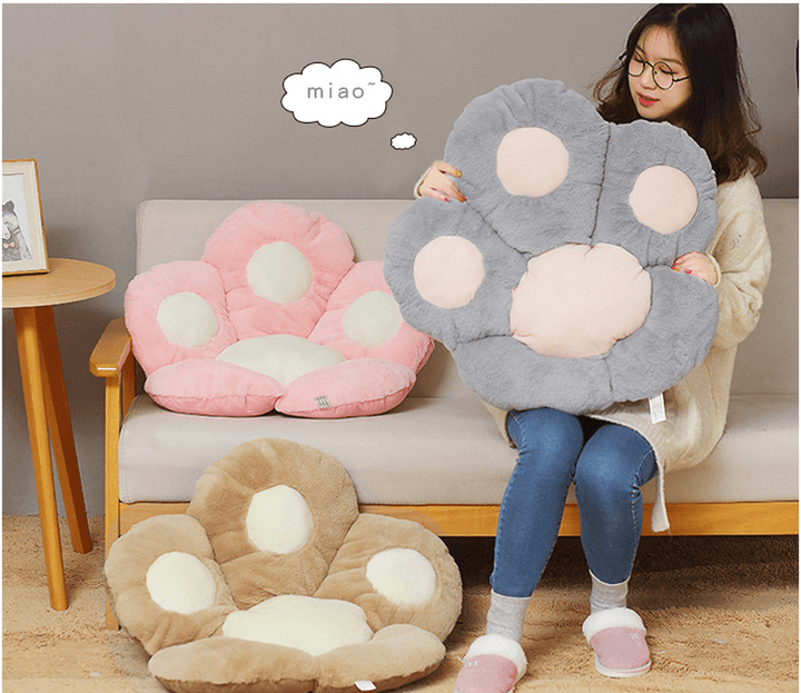 Super Cute Cat Paw Bear Paw Pillow Cushion