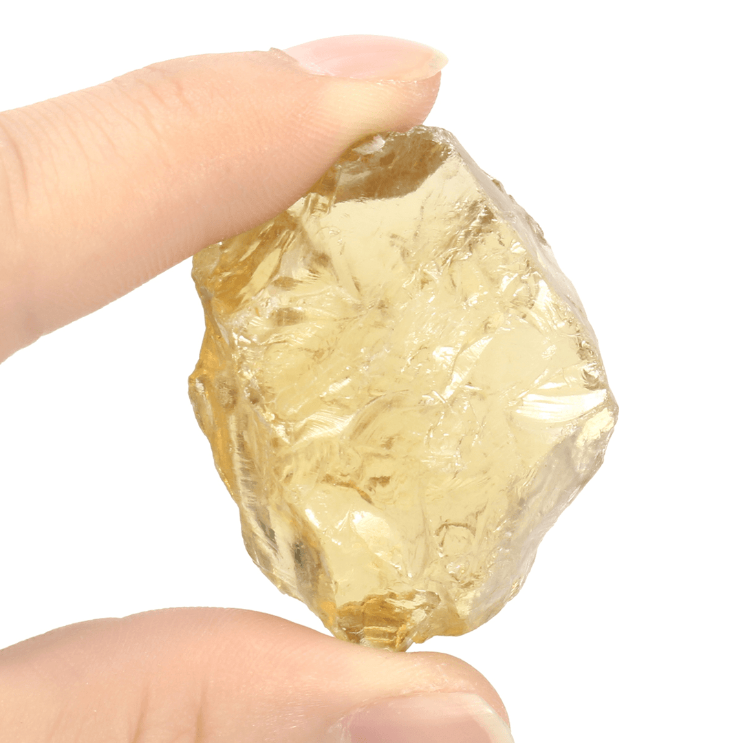 100G Brazil'S Natural Topaz Rough Tumbled Crystal Quartz Gemstone Mineral Rocks Decorations