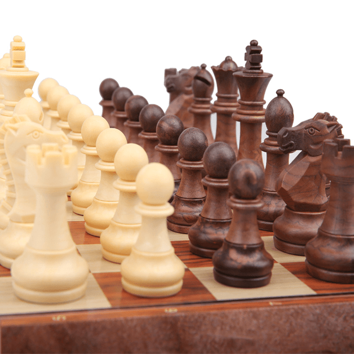 Chess Magnetic Chess Pieces Adult High-End Chessboard Imitation Solid Wood Children'S Student Primer