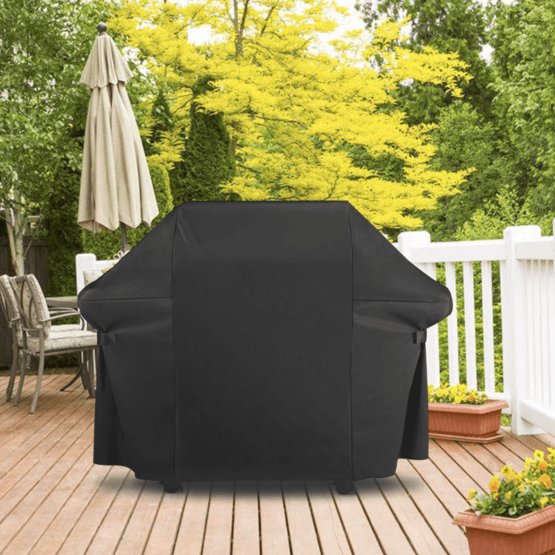 Outdoor Waterproof BBQ Grill Cover with Black Storage Bag for Genesis 300 Series Gas Grills