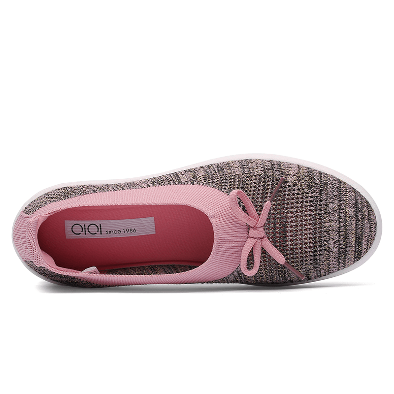 Women Breathable Knitting Outdoor Flats