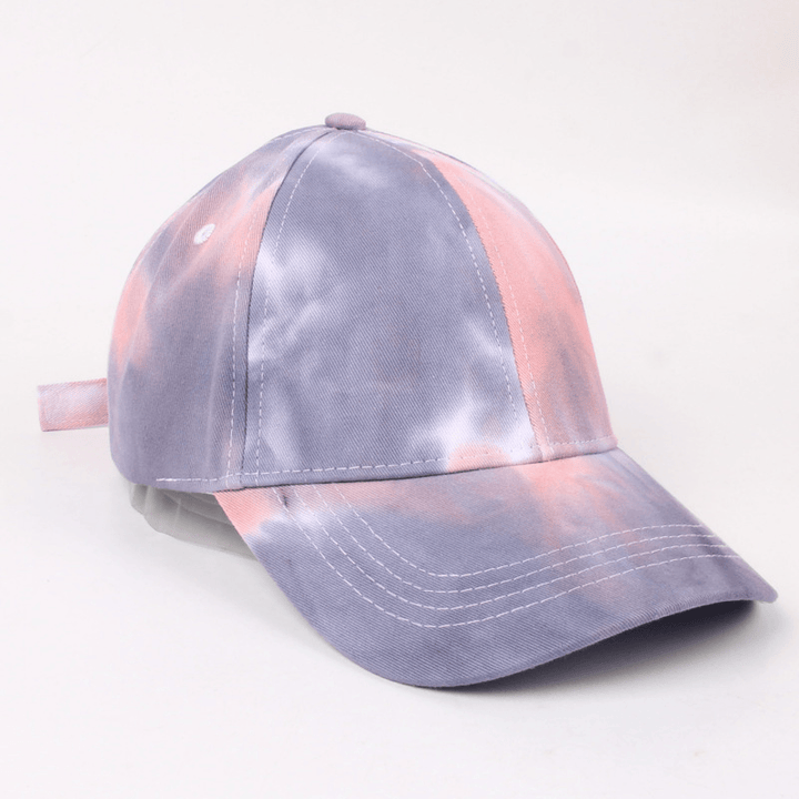 American Baseball Cap Men'S Cross-Border Tie-Dye Fashion Outdoor Hat Ladies Big Cap