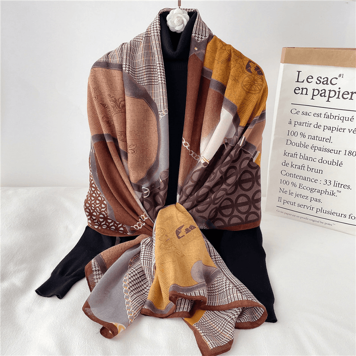 Fashion Scarf Women Cotton and Linen Shawl Europe and America