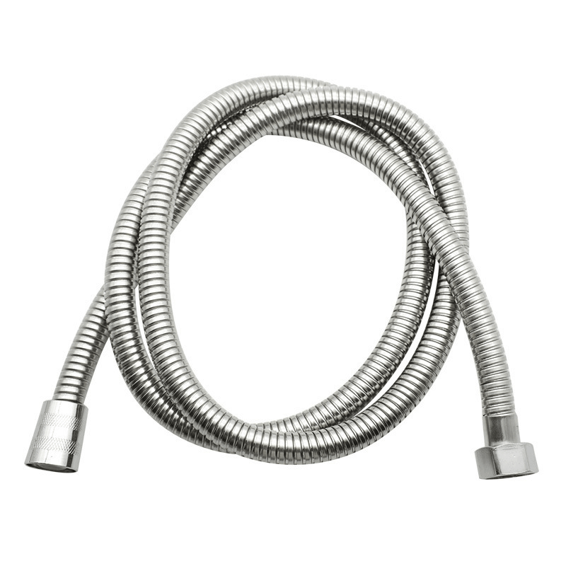 1.2M 1.5M 2M Shower Hose Stainless Steel Plumbing Flexible Bathroom Bath Shower Head Tube Hose Water Pipe Tools G1/2 Inch - MRSLM