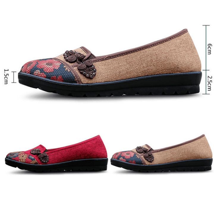 Women Leisure Chic Shoes Breathable Slip-On Loafers Sweat Absorption Flats