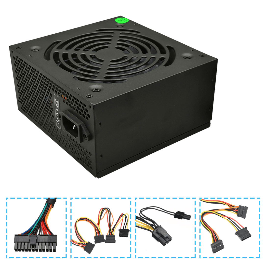 450W Power Supply 12Cm Fan 8 Pin PCI SATA 12V Computer Power Supply