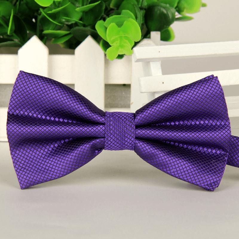 Bow Tie Men'S Polyester Yarn Casual Jacquard