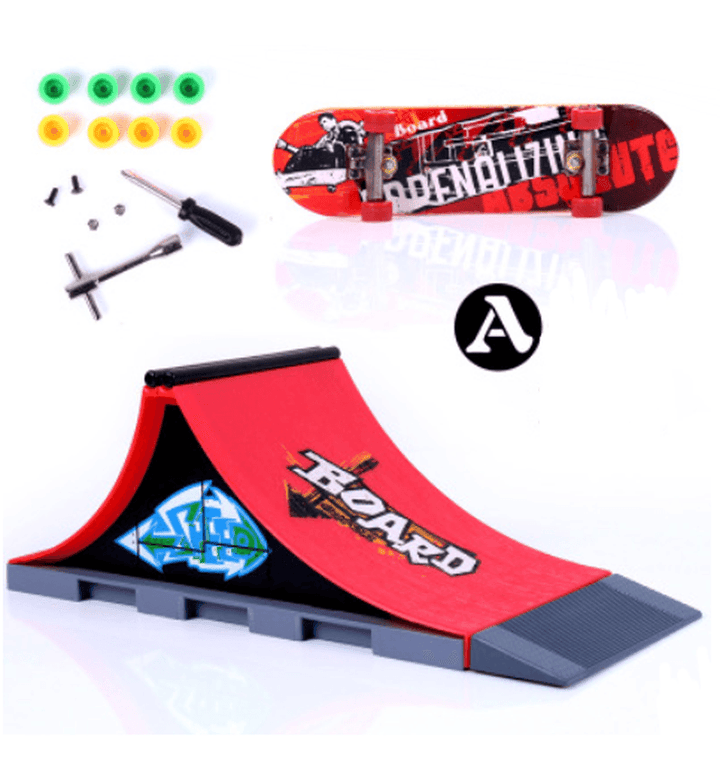 Fashion Children'S Finger Skateboard Props Alloy