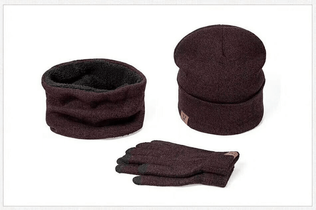 Three Piece Hat plus Velvet Warmth