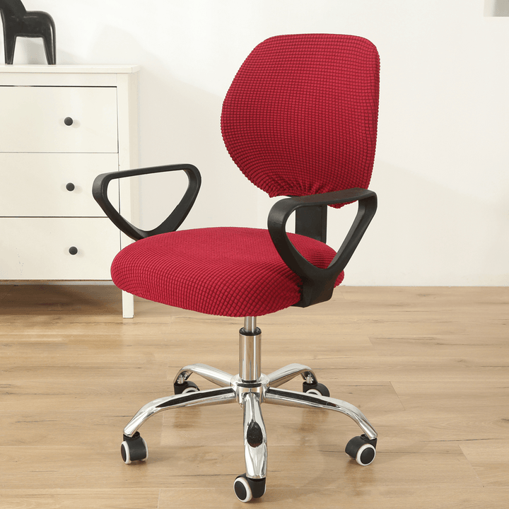 Multiple Colour Swivel Computer Stretch Chair Covers Armchair Back Seat Decor Office Rotating Set