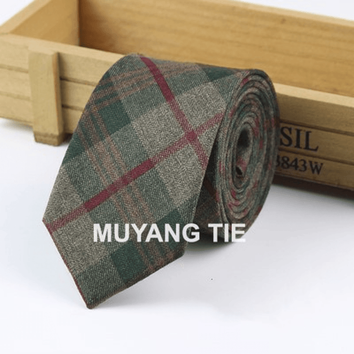 Men'S Tie New Ultra-Narrow Wool Elegant Atmosphere