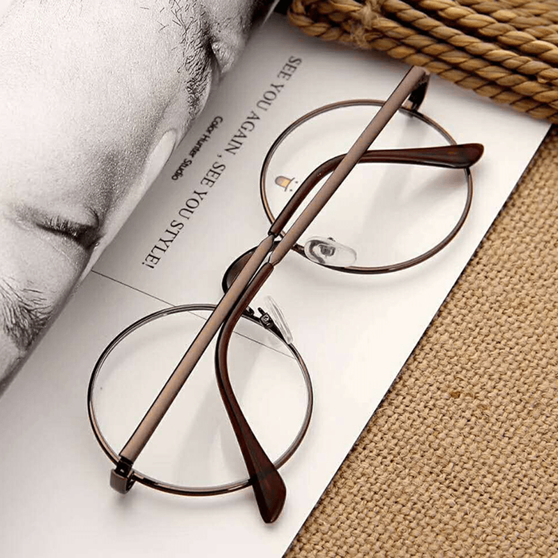 Women Men Retro Ground Optical Glasses